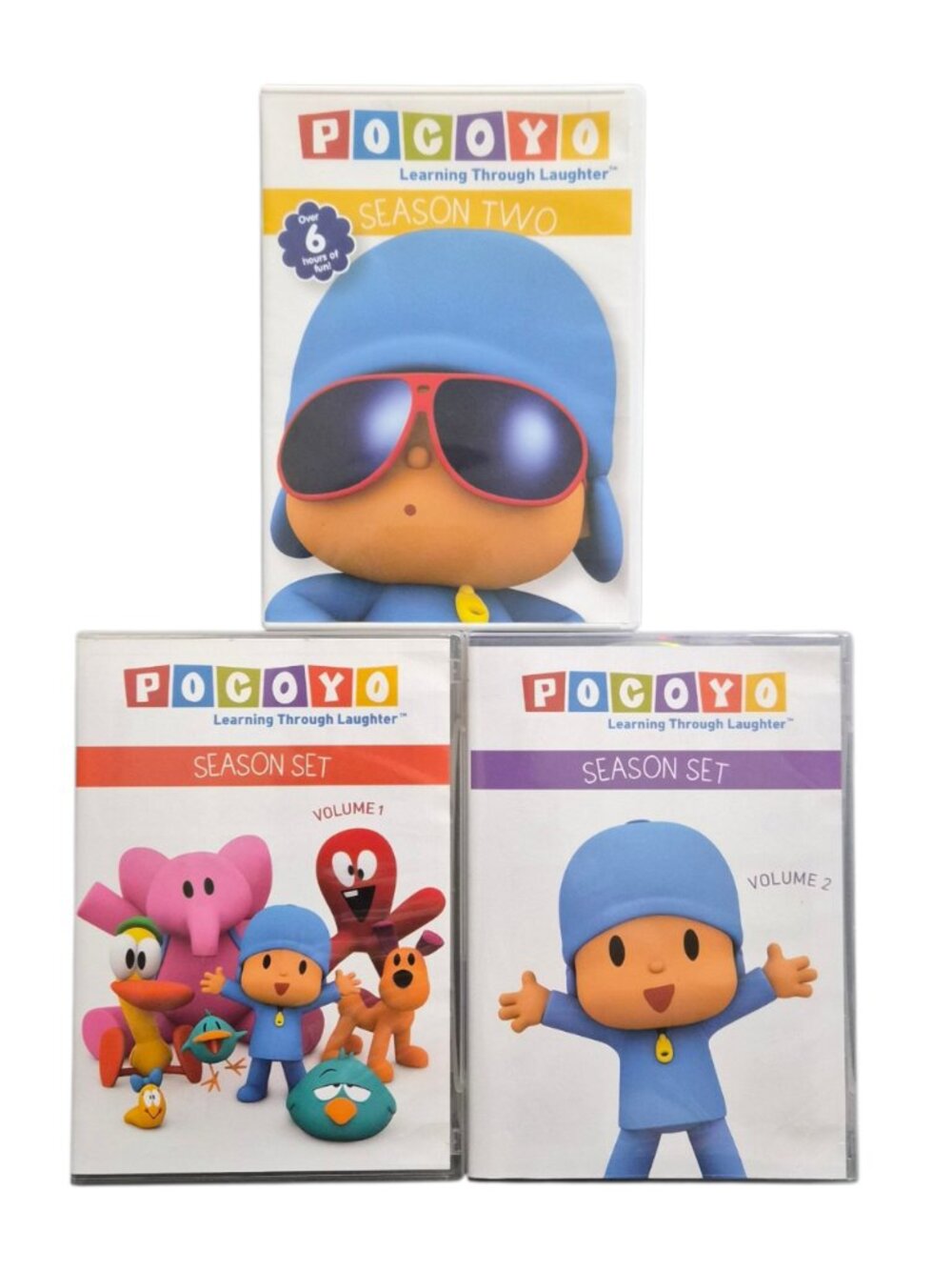 3 Pocoyo DVD Learning Through Laughter Season Set Vol 1 & 2, Season 2 (Disc 1)